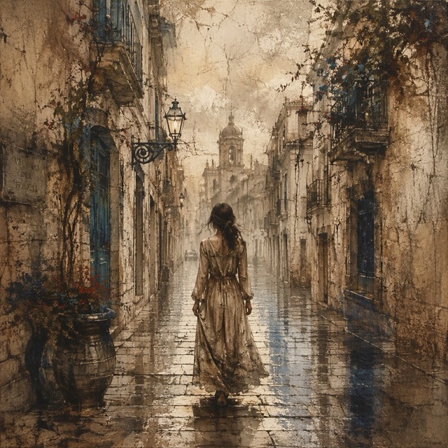 The Aged-Varnish Decay style rendered with GPT-Image-2