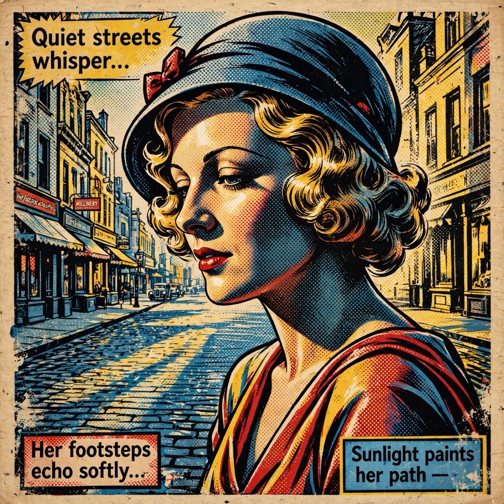 The Halftone Glamour Overlap style rendered with muse-image-1.0