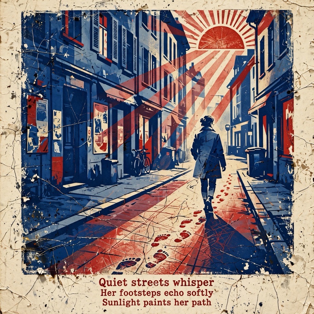 The Fissured Prussian Print style rendered with muse-image-1.0