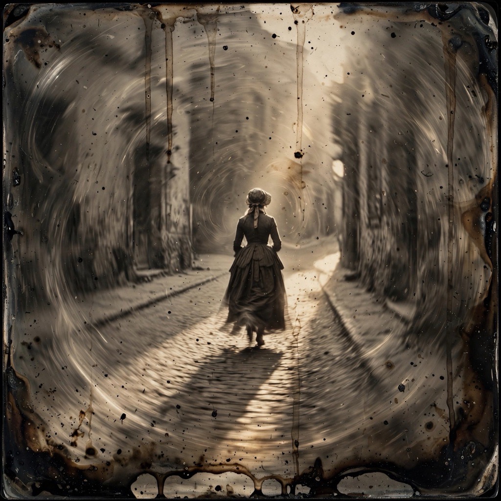 The Scratched Silver Plate style rendered with muse-image-1.0