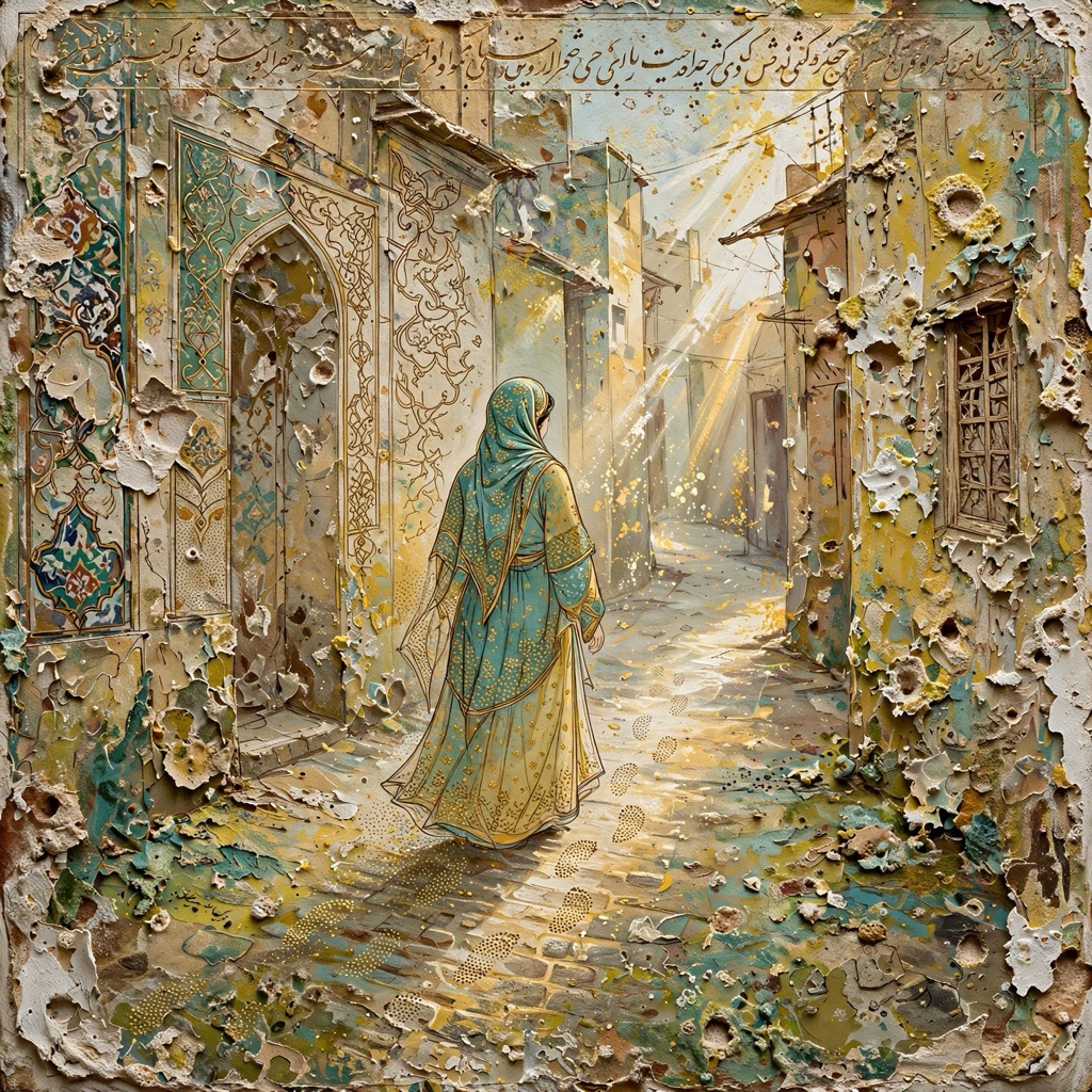 The Weathered Gilt Plaster style rendered with muse-image-1.0
