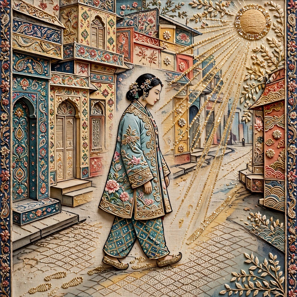 The Raised Gilt Brushline style rendered with muse-image-1.0