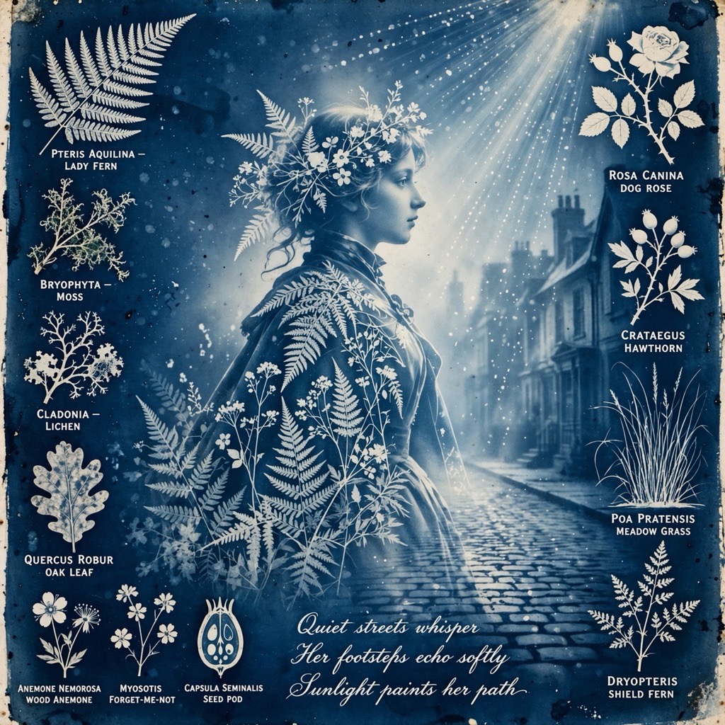 The Prussian Bloom Portrait style rendered with muse-image-1.0