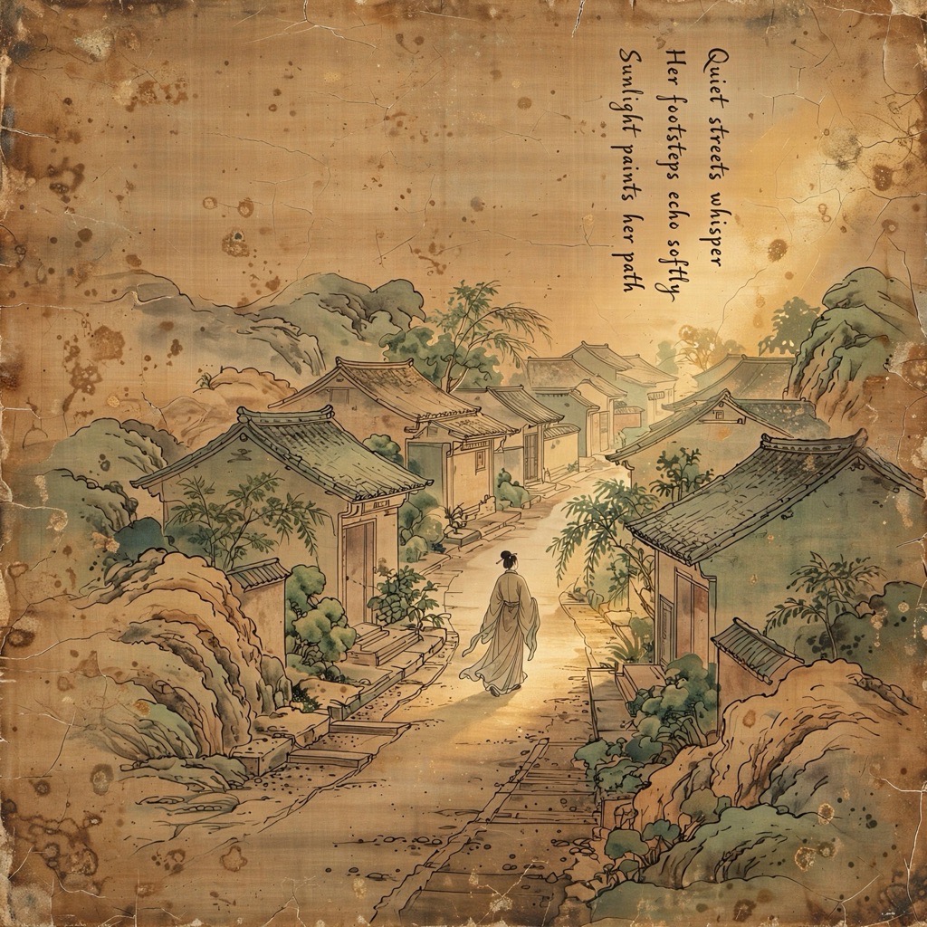 The Iron-Wire Silk Scroll style rendered with muse-image-1.0