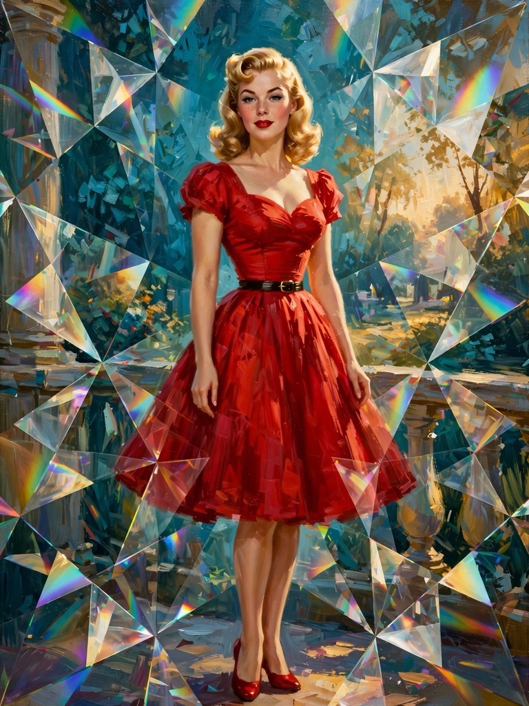 The Kaleidoscopic Refraction style rendered with muse-image-1.0