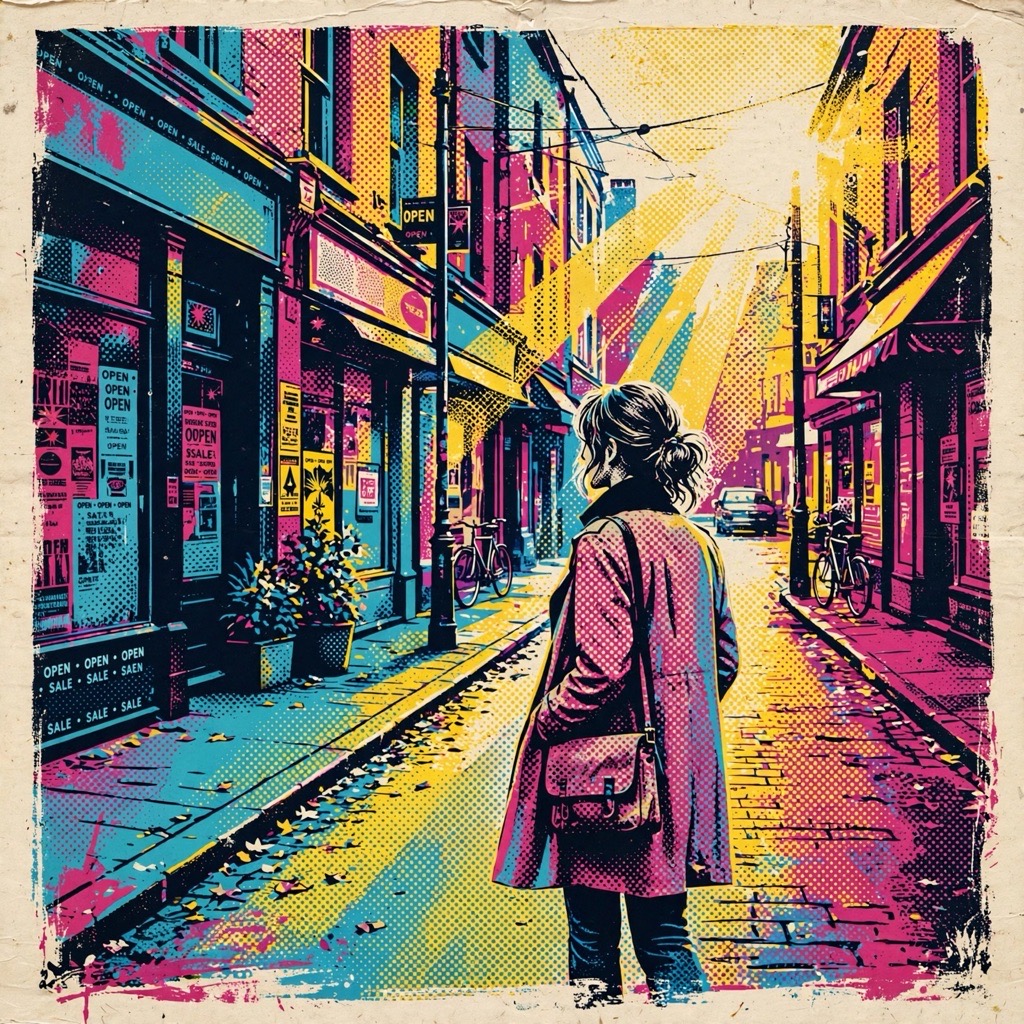 The Celebrity Silkscreen style rendered with muse-image-1.0
