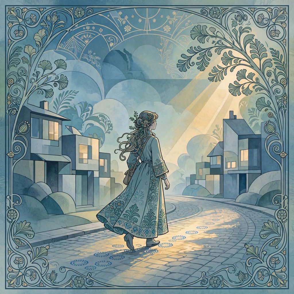 The Moonlit Filigree Grove style rendered with muse-image-1.0