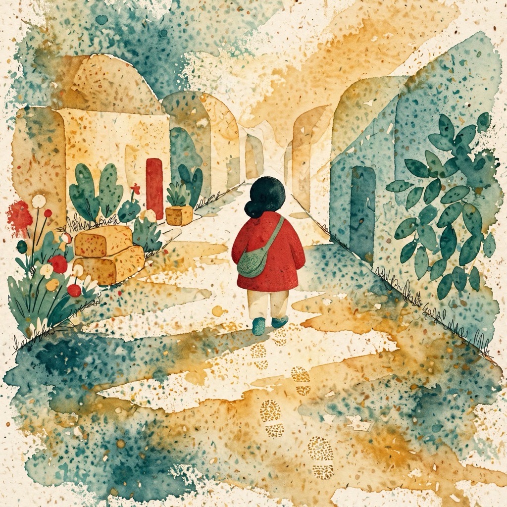 The Toothy Gouache Grain style rendered with muse-image-1.0