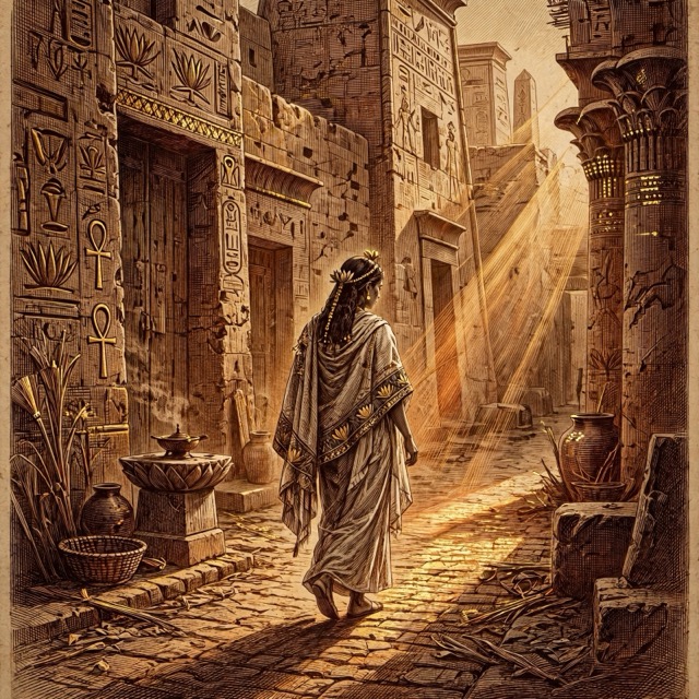 The Engraved Mythic Amber style rendered with Muse 1.0
