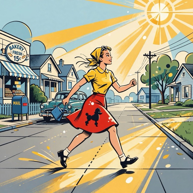 The Americana-Comic-Graphic style rendered with Muse 1.0