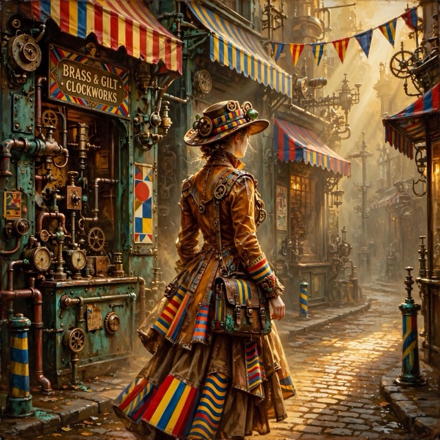 The Victorian-Seussian style rendered with Muse 1.0