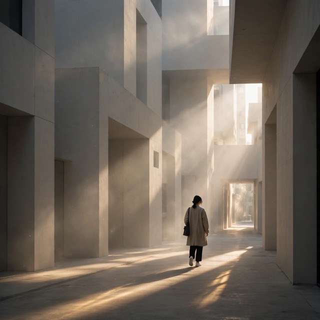 The Atmospheric Modernism style rendered with Muse 1.0