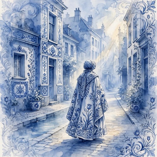 The Translucent Linear Reverie style rendered with Muse 1.0