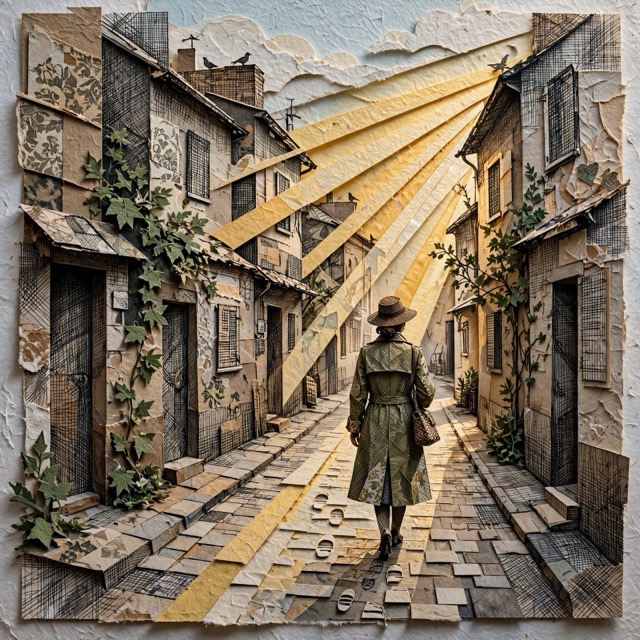 The CollagePrecision style rendered with Muse 1.0