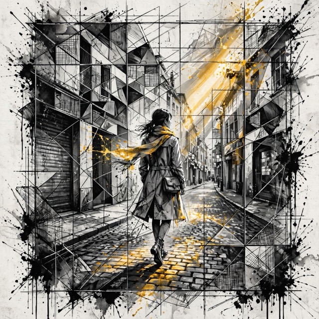 The Fragmentique style rendered with Muse 1.0