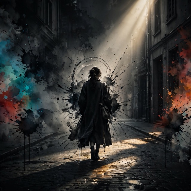 The Explosive Noir Expressionism style rendered with Muse 1.0