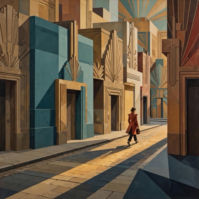 The Metaphysical Deco Geometry style rendered with Muse 1.0