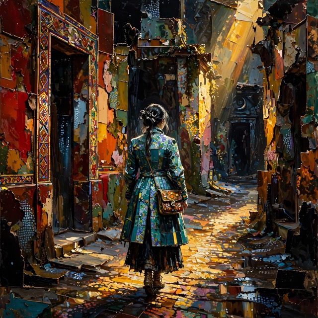 The Lacquered Luminism style rendered with Muse 1.0