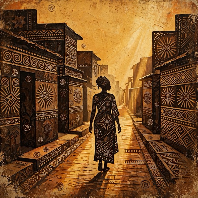 The Ochre Silhouette style rendered with Muse 1.0