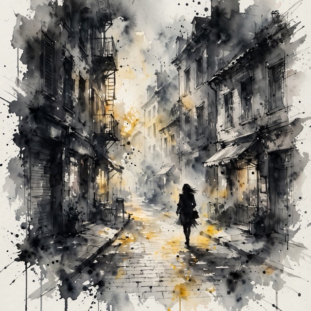 The Urbaquarelle style rendered with Muse 1.0