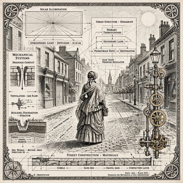 The Precision Documentary Engraving style rendered with Muse 1.0