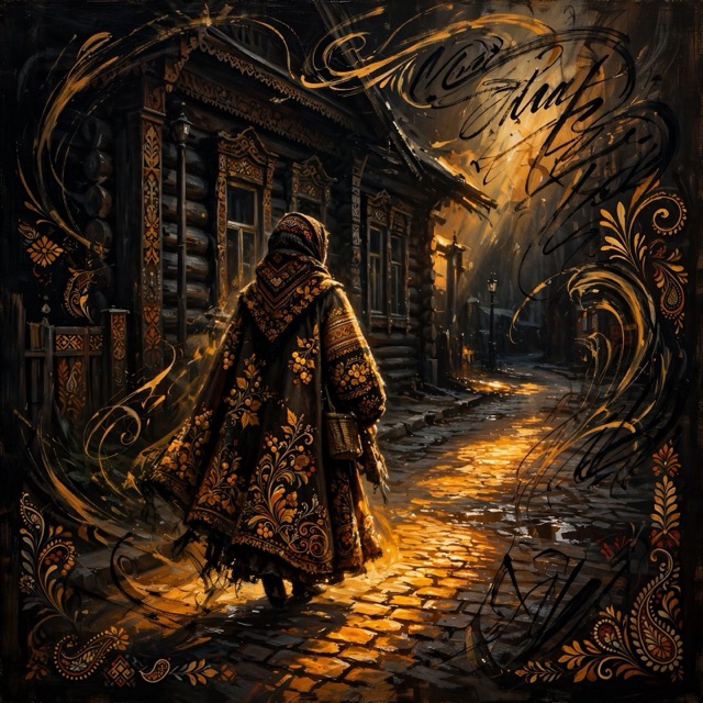 The Tenebrist-Sumi Folk Fusion style rendered with Muse 1.0
