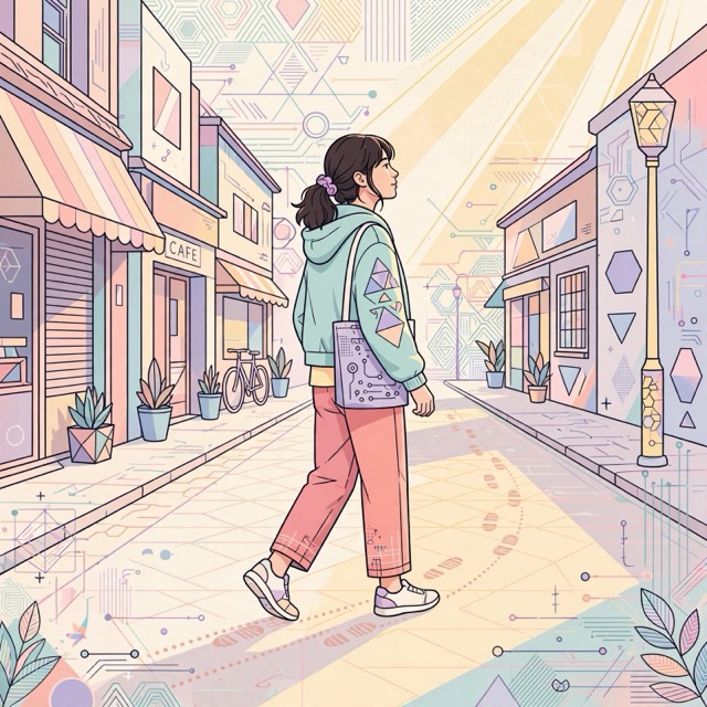 The VectorPastel style rendered with Muse 1.0