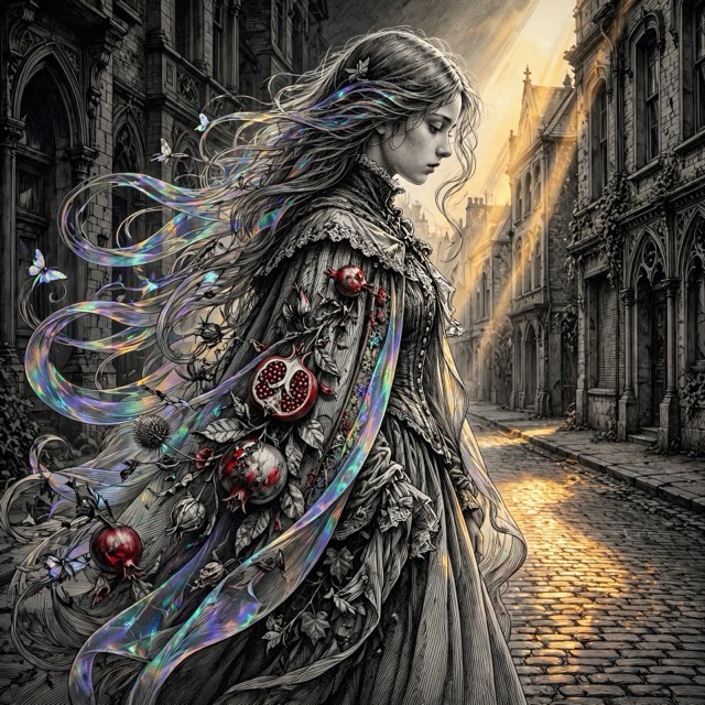 The GothIridecent style rendered with Muse 1.0