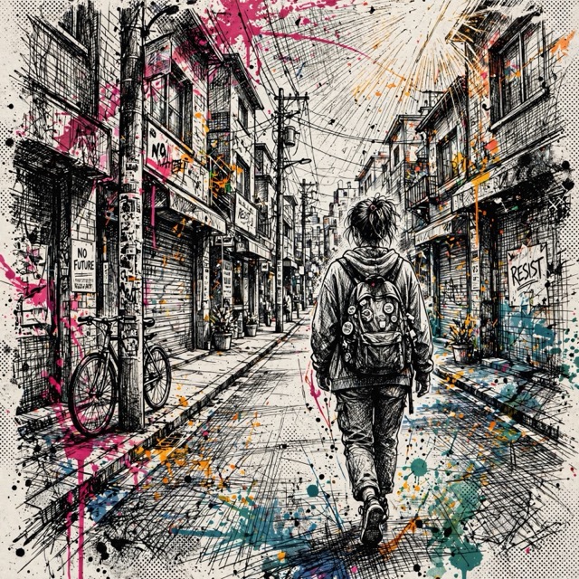 The UndergroundInk style rendered with Muse 1.0
