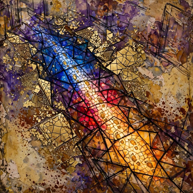The Gilded Nerve-Glass style rendered with Muse 1.0