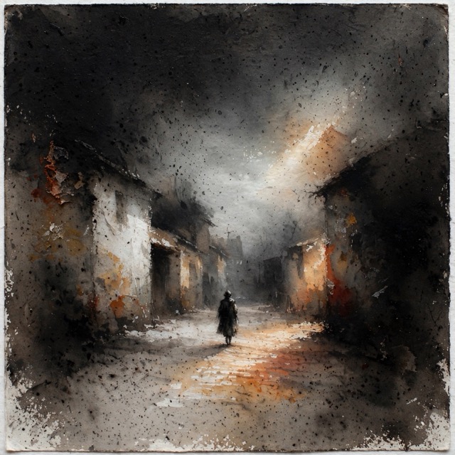 The Ashen Bravura Drybrush style rendered with Muse 1.0