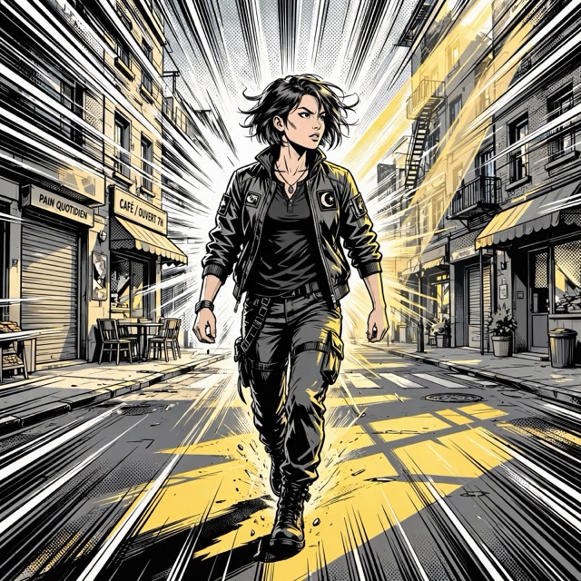 The DynamicComic style rendered with Muse 1.0