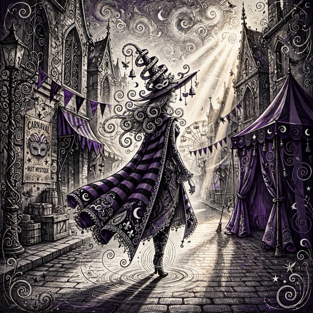 The Halloween:TimBarton style rendered with Muse 1.0