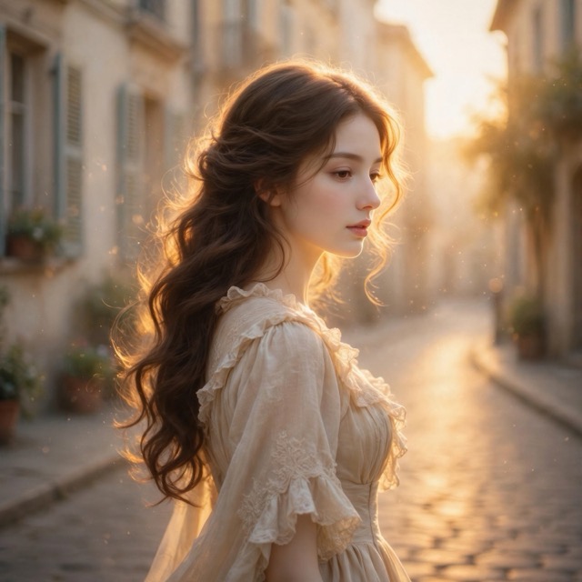 The Golden Romantic Idealism style rendered with Muse 1.0