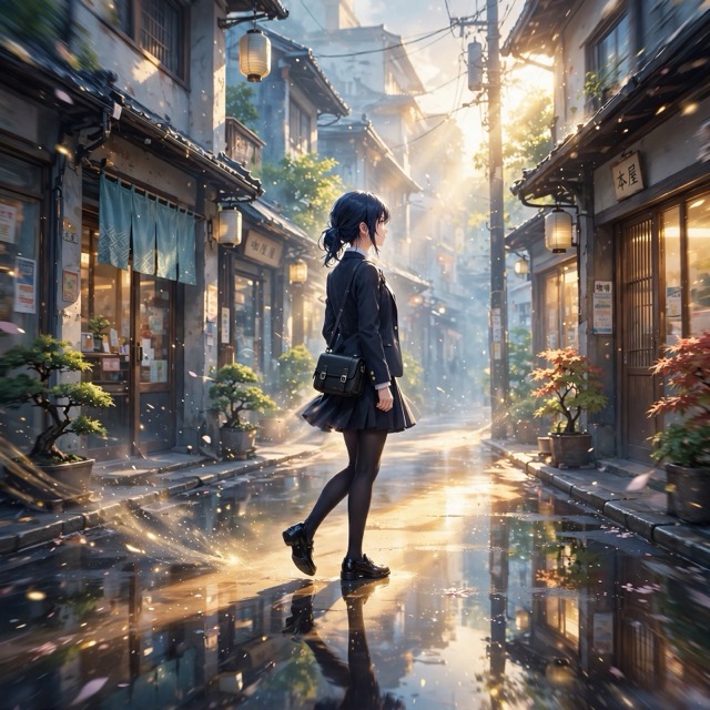 The Aquanime style rendered with Muse 1.0