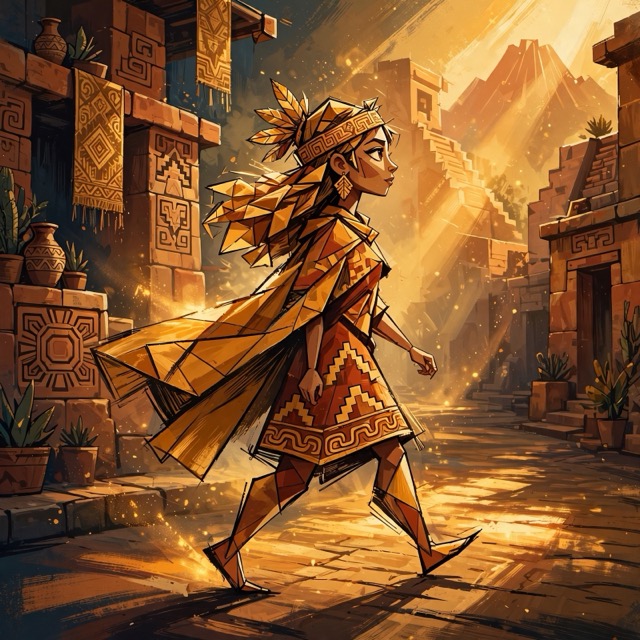 The Golden Angular style rendered with Muse 1.0
