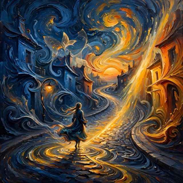 The Psychedelic Vortex Surrealism style rendered with Muse 1.0