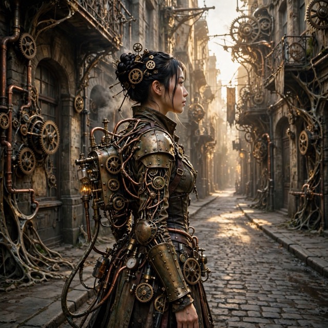 The Steampunk style rendered with Muse 1.0