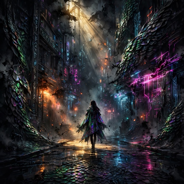 The Dragoncore style rendered with Muse 1.0
