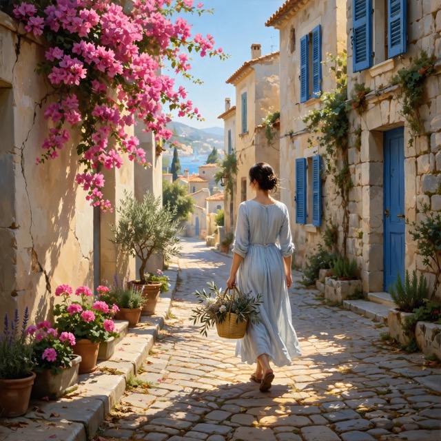 The Mediterranean style rendered with Muse 1.0