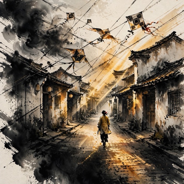 The ensioned Wash Realism style rendered with Muse 1.0