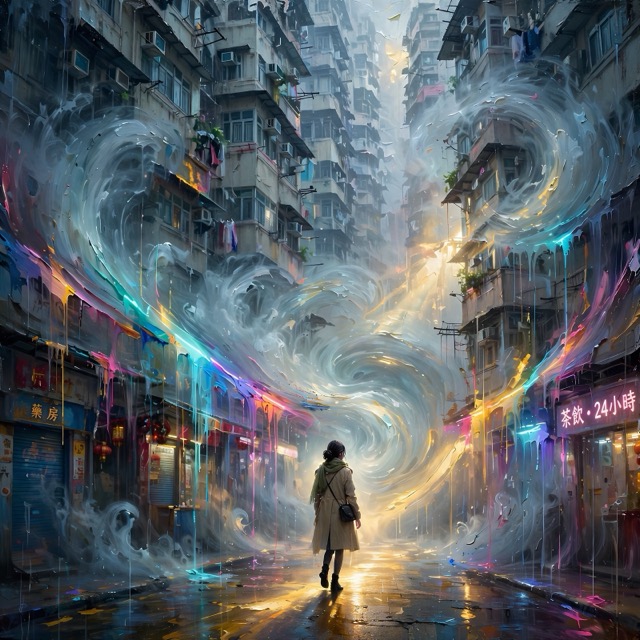 The Neon Vortex style rendered with Muse 1.0
