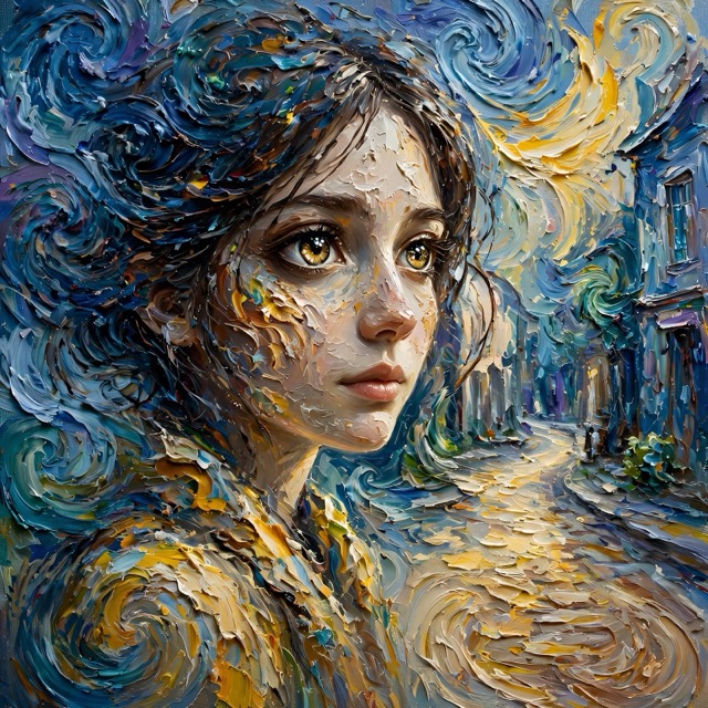 The Swirling Impasto Vision style rendered with Muse 1.0