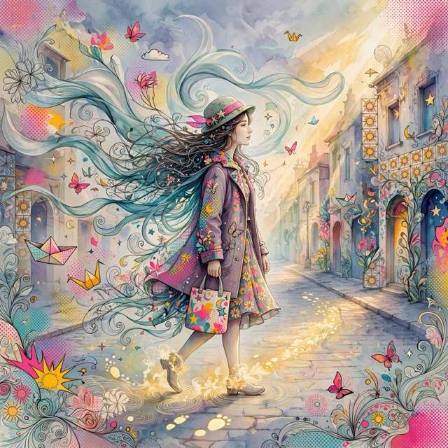The Ethereal Pop style rendered with Muse 1.0
