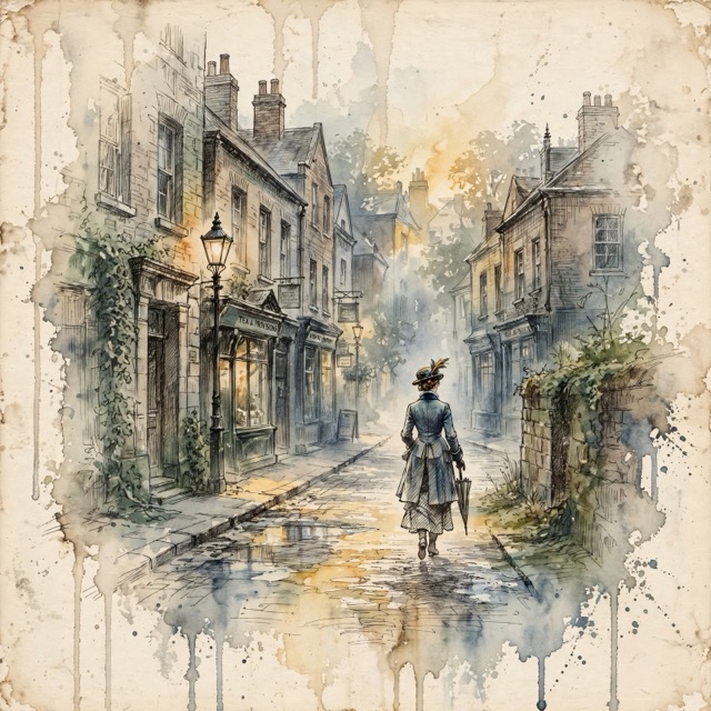 The Tide-Marked Pen Wash style rendered with Muse 1.0