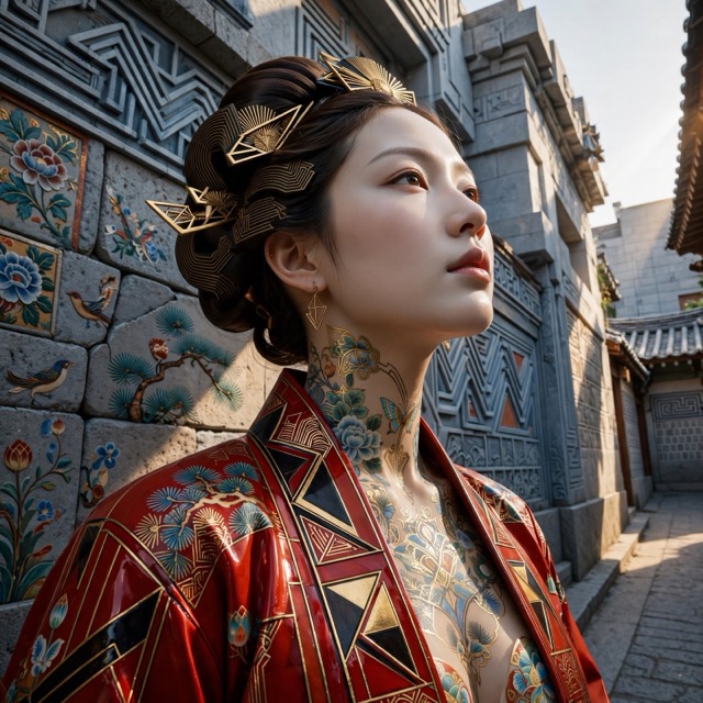 The DecoMinhwa style rendered with Muse 1.0