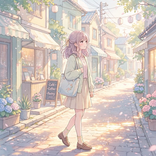 The luminous anime style rendered with Muse 1.0