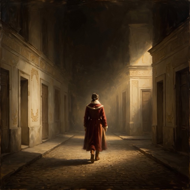 The Gilded Chiaroscuro Glamour style rendered with Muse 1.0