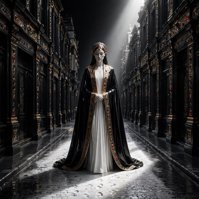 The Burnished Chiaroscuro Iconography style rendered with Muse 1.0
