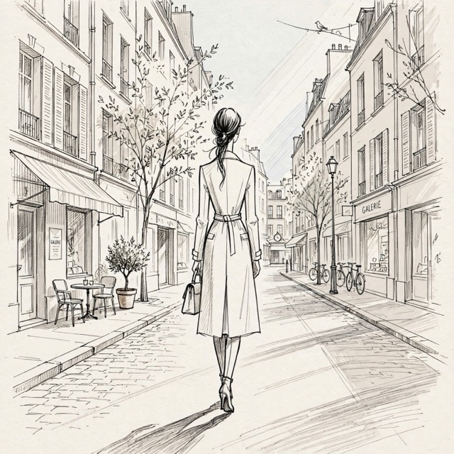 The Urbane Elongation Cartoon style rendered with Muse 1.0